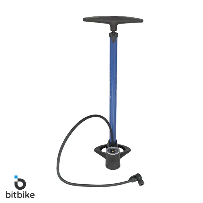 تلمبه پایی دوچرخه فلزی درجه‌دار آبی انرژی مدل PCS GF-38P 160