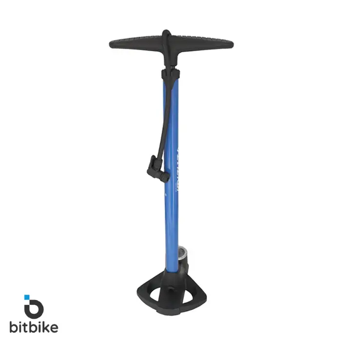 تلمبه پایی دوچرخه فلزی درجه‌دار آبی انرژی مدل PCS GF-38P 160