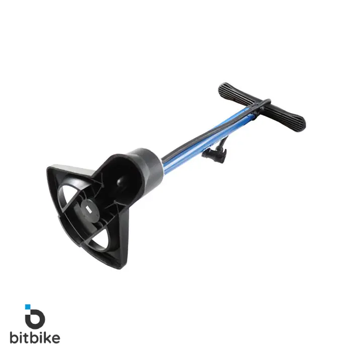 تلمبه پایی دوچرخه فلزی درجه‌دار آبی انرژی مدل PCS GF-38P 160