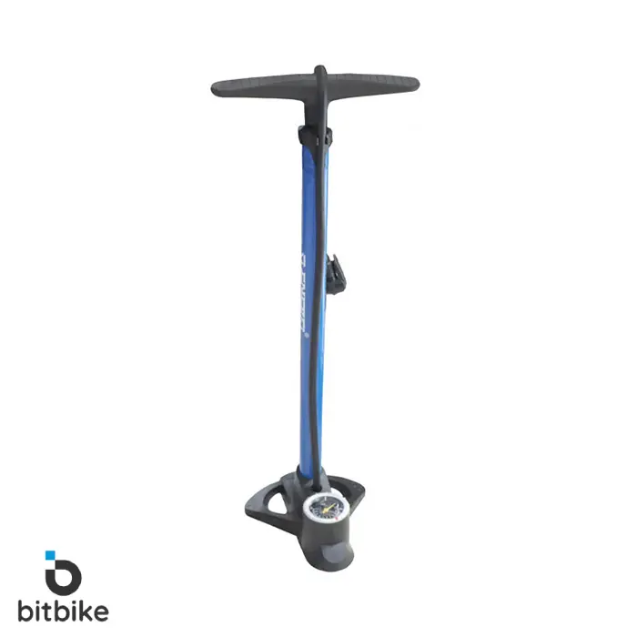 تلمبه پایی دوچرخه فلزی درجه‌دار آبی انرژی مدل PCS GF-38P 160