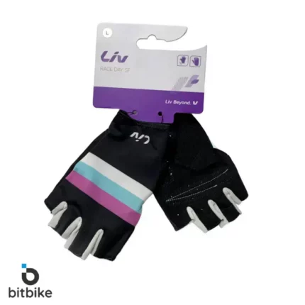 دستکش نیم انگشتی دخترانه لیو مدل RACE DAY SF