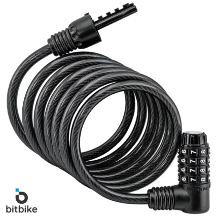 قفل دوچرخه کابلی رمزی وایب تایوانی مدل handyway-CL-836-08180 کد 1000c2-1