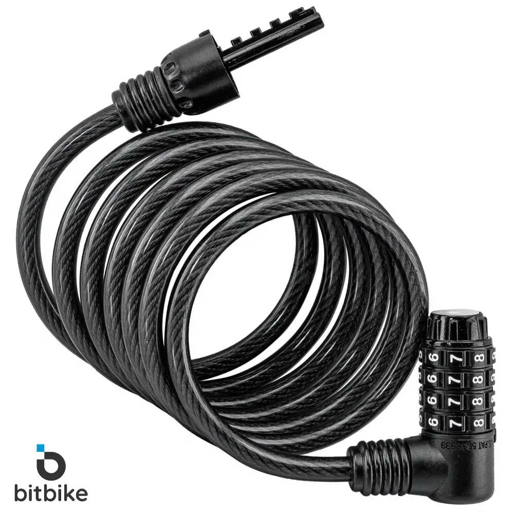 قفل دوچرخه کابلی رمزی وایب تایوانی مدل handyway-CL-836-08180 کد 1000c2-1