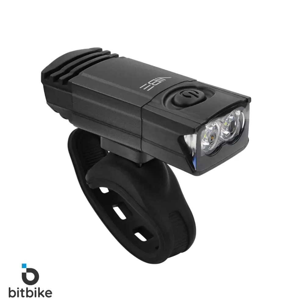 چراغ دوچرخه جلو ضد باران و شارژی وایب 50 لومن مدل ۰۲۸۰