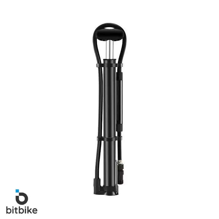 تلمبه دوچرخه دستی آلومینیومی شلنگدار وایب مدل 0100