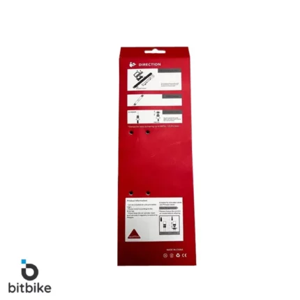 تلمبه دوچرخه دستی آلومینیومی شلنگدار وایب مدل 0100