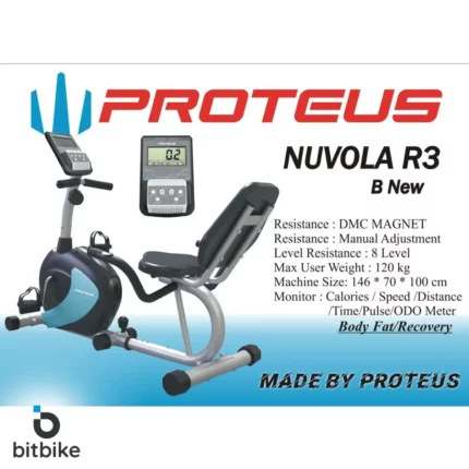 دوچرخه ثابت خانگی نشسته پروتئوس مدل نُوالا NUVOLA R3 B NEW