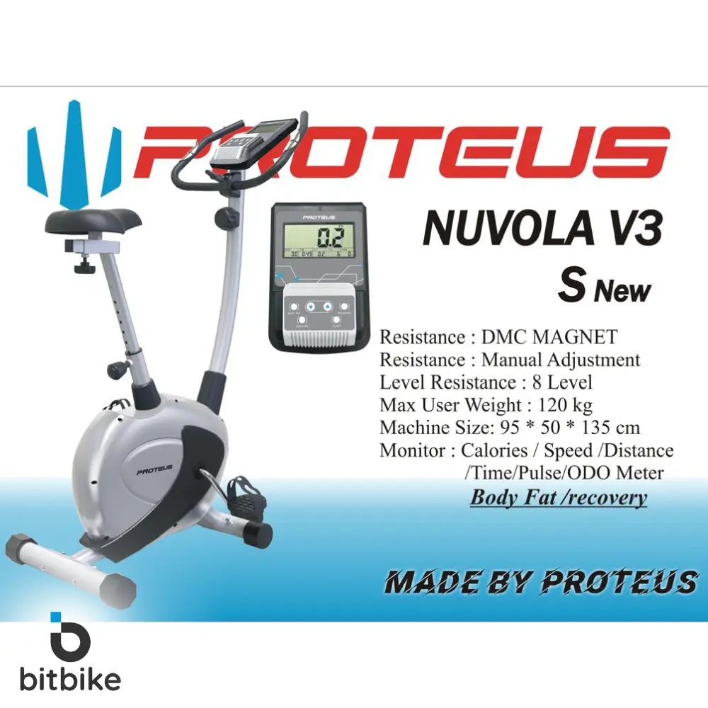 دوچرخه ثابت پروتئوس مدل NUVOLA V3 S NEW